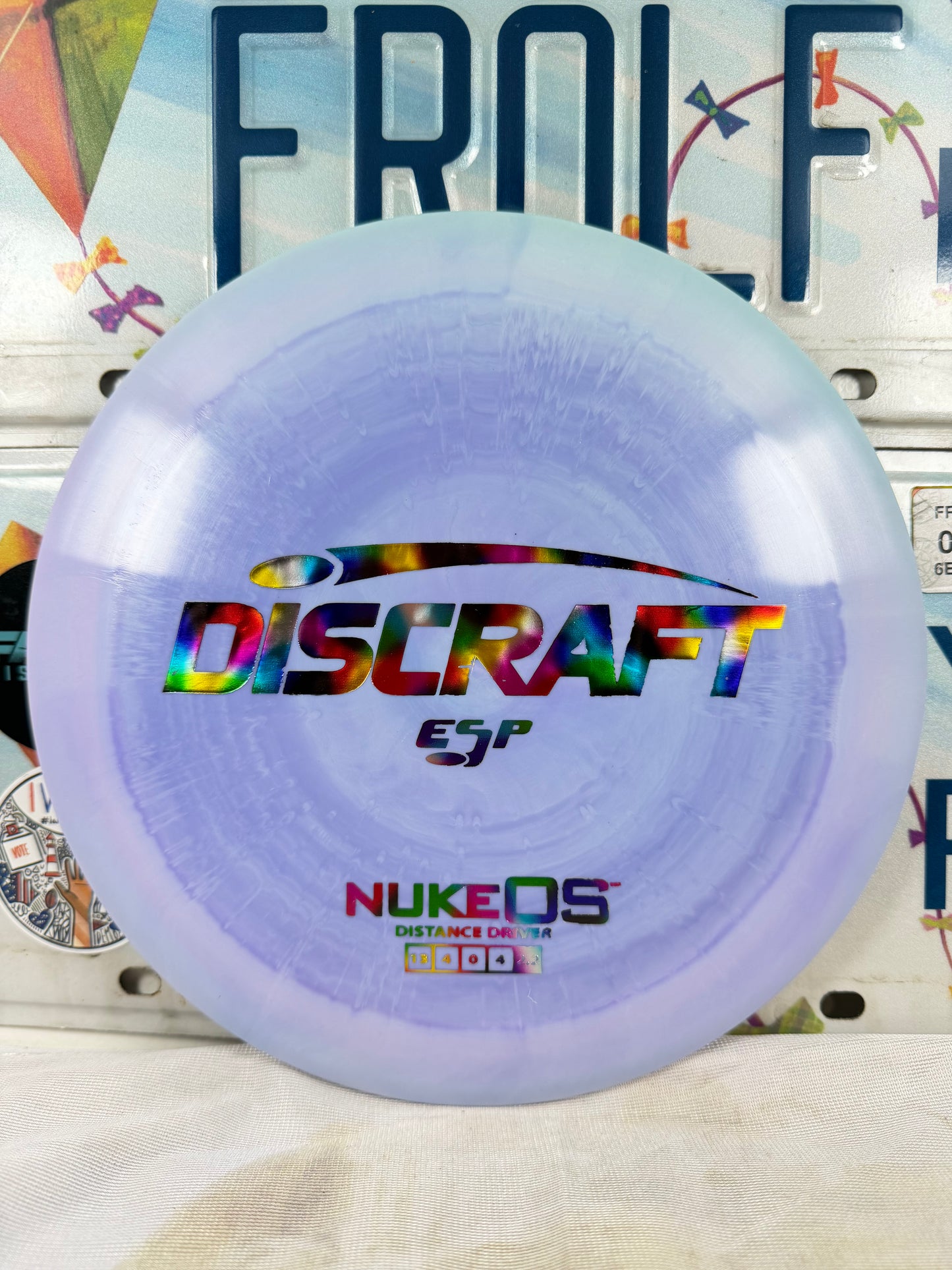 Discraft Nuke OS ESP Purple 173g Distance Driver