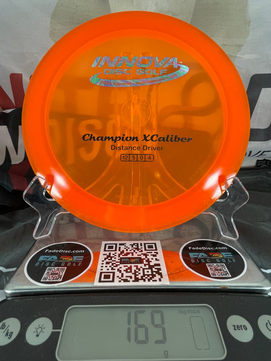 Innova XCaliber Champion 169g Orange w/ Oil Slick Foil Distance Driver