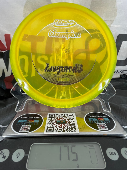 Innova Leopard3 Champion 175g Yellow w/ Silver Foil Fairway Driver