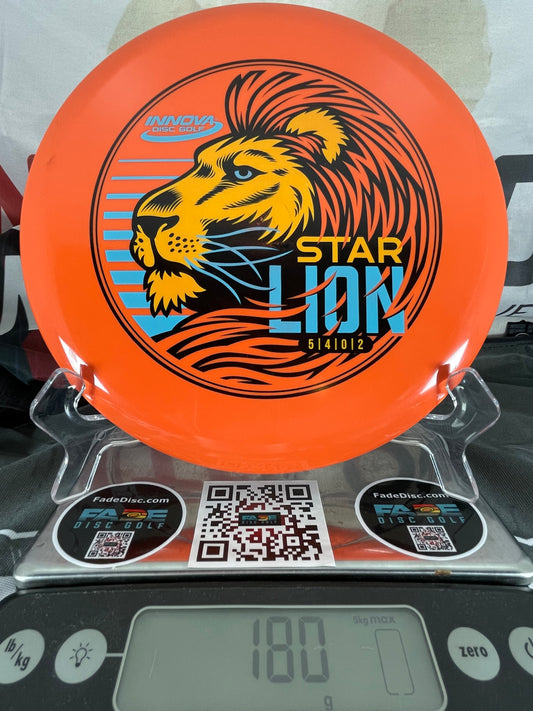 Innova Lion Star 180g Orange w/ Lion Stamp Midrange
