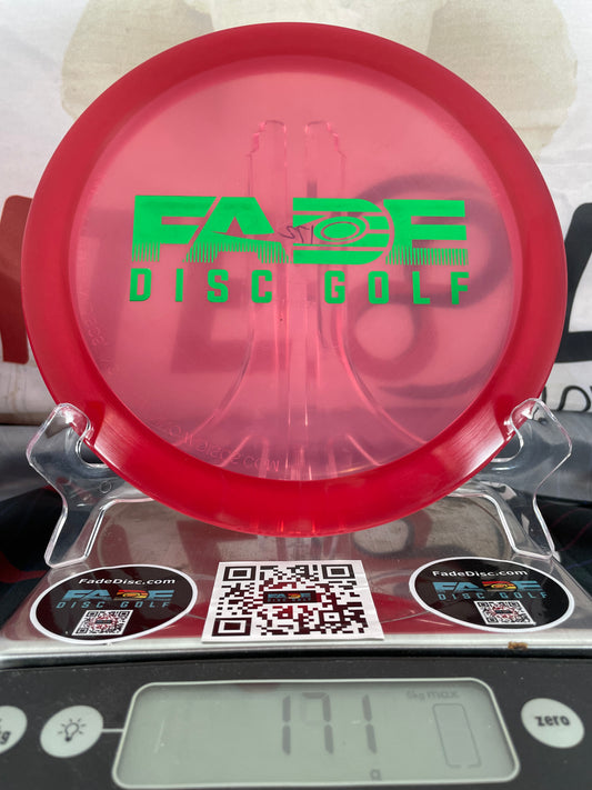 Innova Firebird Champion 171g Red w/ Green Foil Fade Disc Golf Custom Stamp Distance Driver