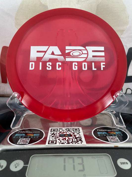Innova Firebird Champion 173g Red w/ White Foil Fade Disc Golf Custom Stamp Distance Driver