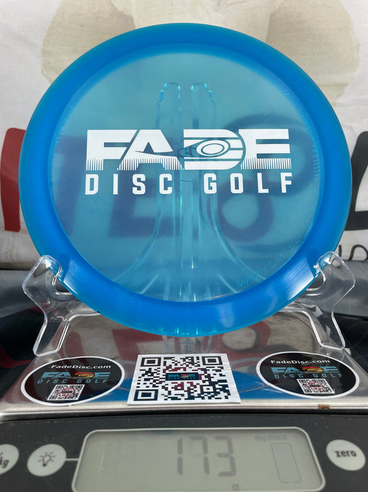 Innova Firebird Champion 173g Blue w/ White Foil Fade Disc Golf Custom Stamp Distance Driver