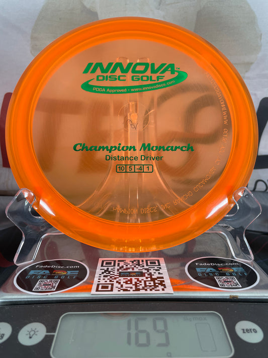 Innova Monarch Champion 169g Orange w/ Green Foil Distance Driver