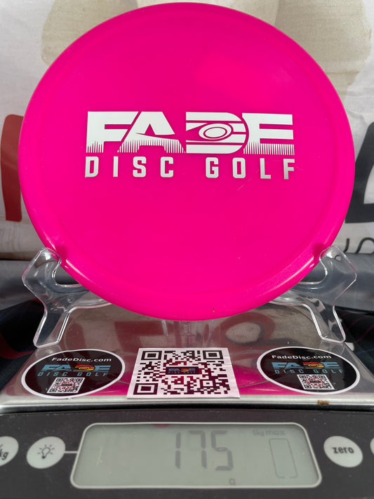 Innova Pig R-Pro 175g Pink w/ Silver Foil Fade Disc Golf Custom Stamp Putter