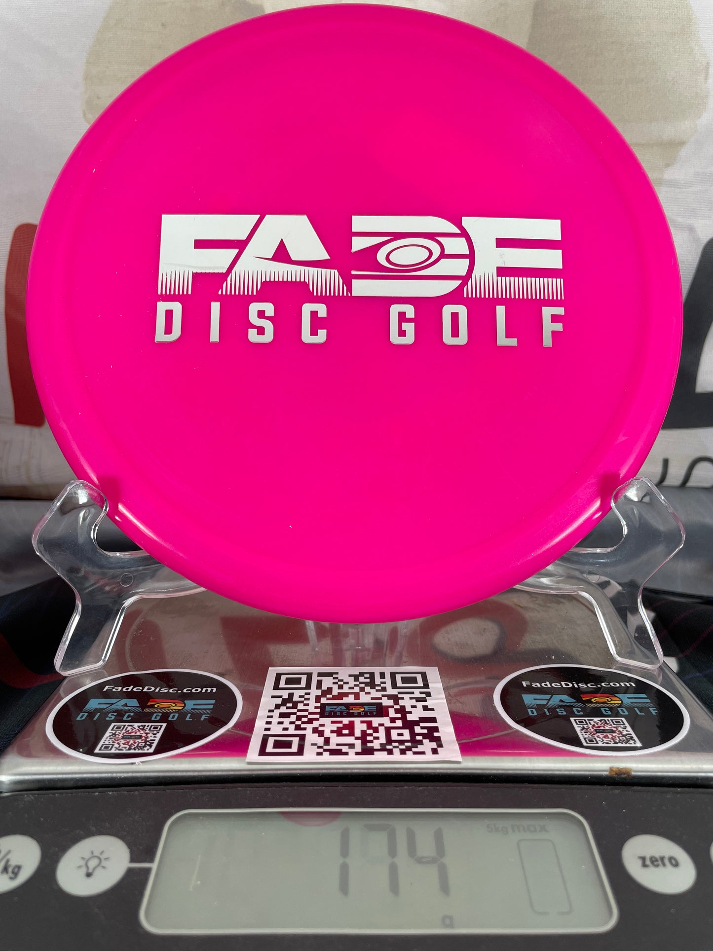 Innova Pig R-Pro 174g Pink w/ Silver Foil Fade Disc Golf Custom Stamp Putter