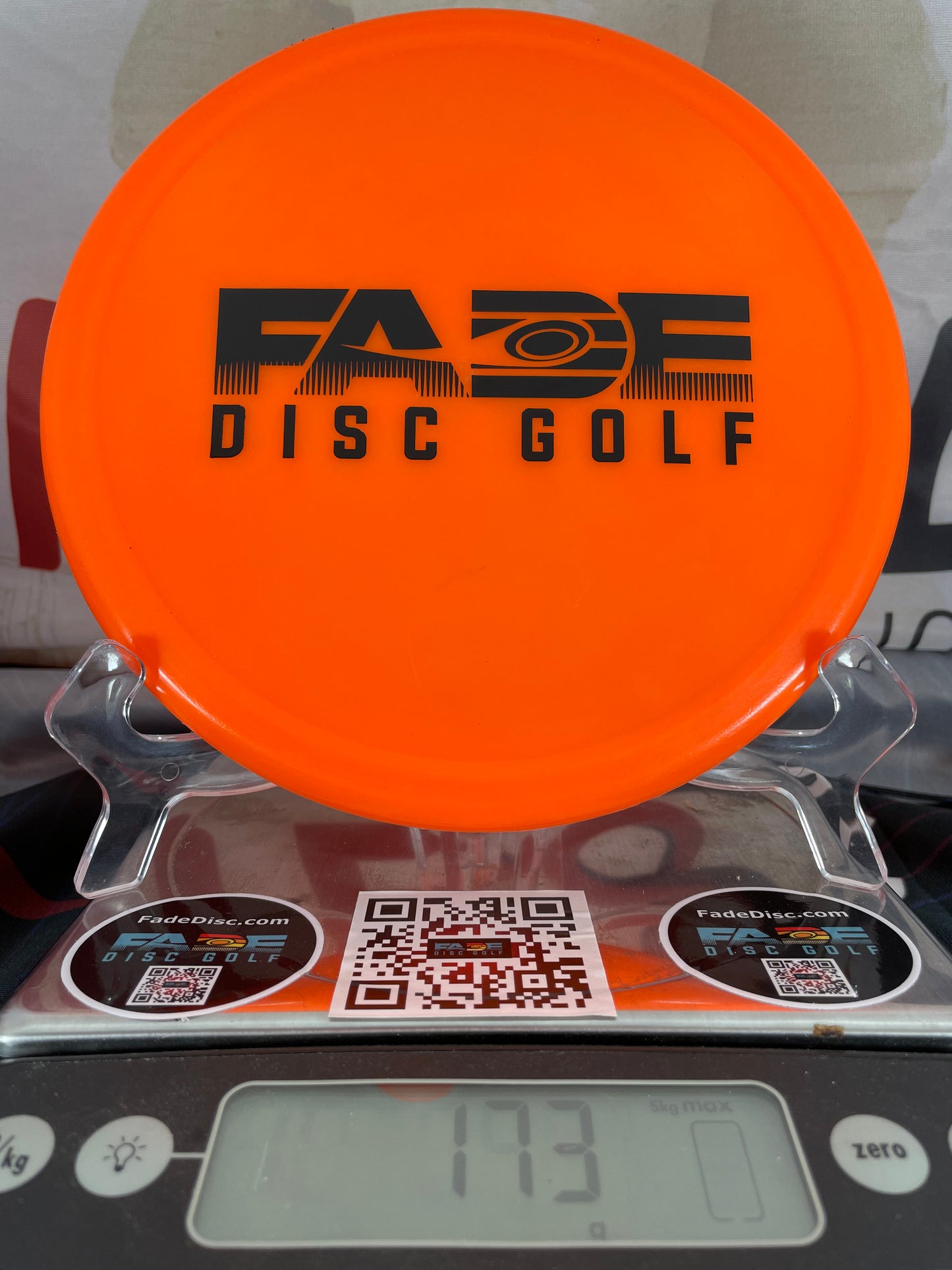 Innova Pig R-Pro 173g Orange w/ Black Foil Fade Disc Golf Custom Stamp Putter