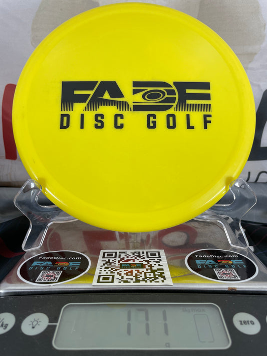 Innova Pig R-Pro 171g Yellow w/ Black Foil Fade Disc Golf Custom Stamp Putter