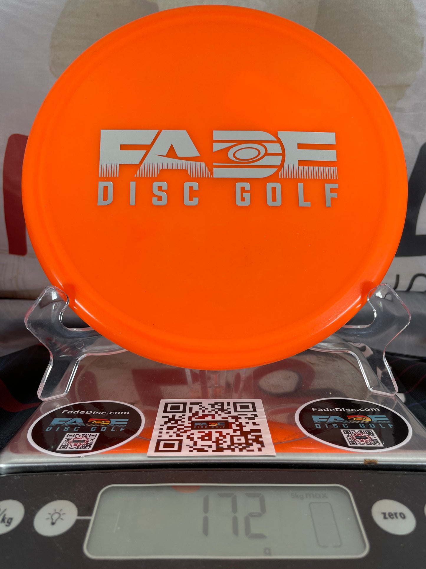 Innova Pig R-Pro 172g Orange w/ Silver Foil Fade Disc Golf Custom Stamp Putter