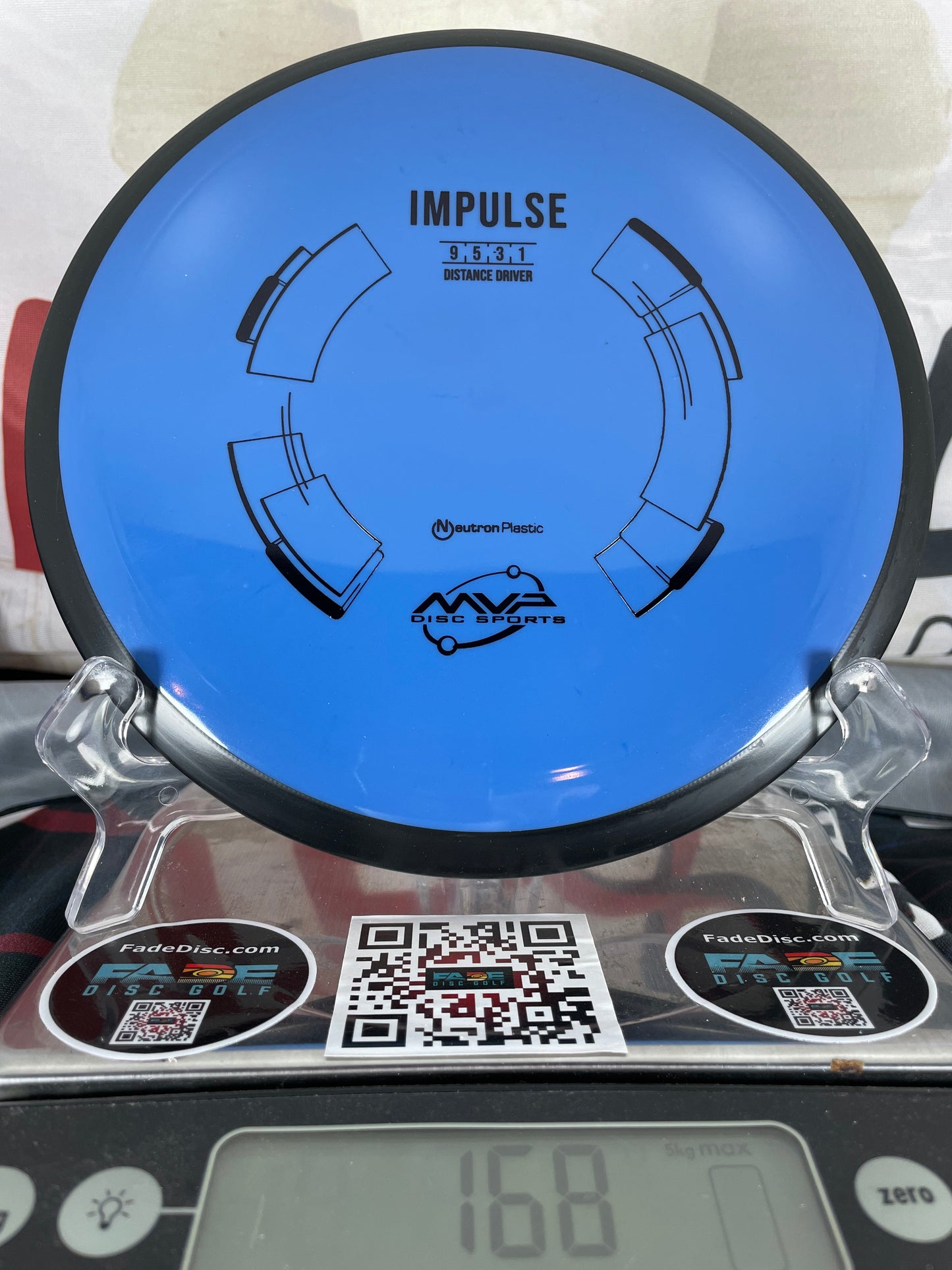 MVP Impulse Neutron 168g Blue Distance Driver