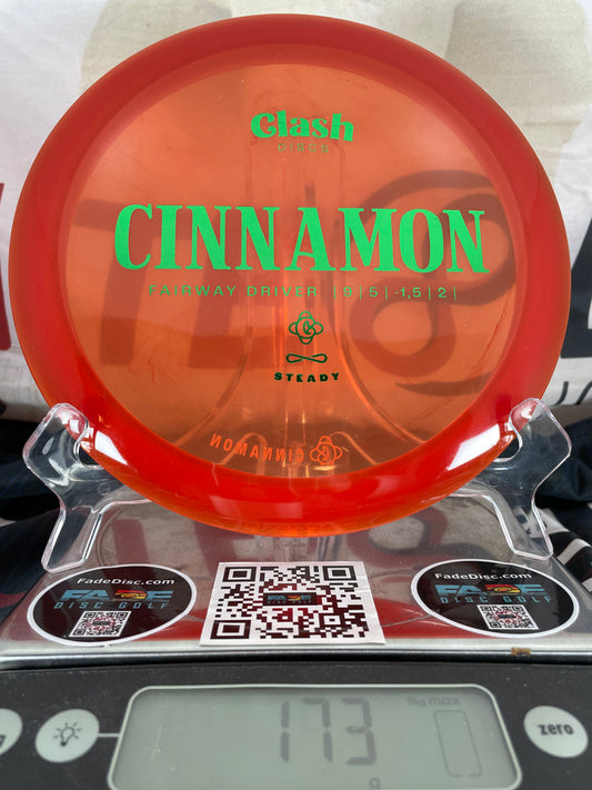 Clash Cinnamon Steady 173g Red w/ Green Foil Fairway Driver