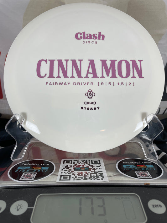 Clash Cinnamon Steady 173g White w/ Purple Foil Fairway Driver