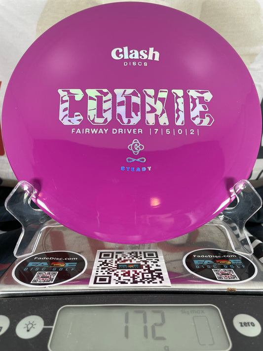 Clash Cookie Steady 172g Purple w/ Silver Foil Fairway Driver