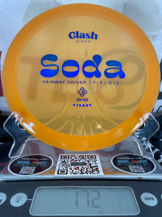 Clash Soda Steady 172g Orange w/ Blue Foil Fairway Driver