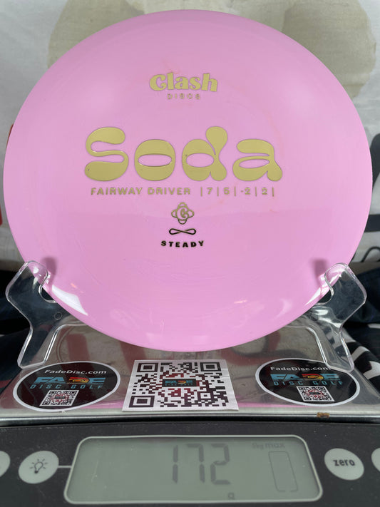 Clash Soda Steady 172g Pink w/ Gold Foil Fairway Driver