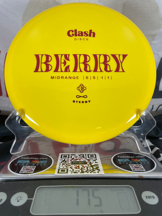 Clash Berry Steady 175g Yellow w/ Red Foil Midrange