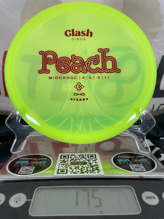 Clash Peach Steady 175g Yellow w/ Red Foil Midrange