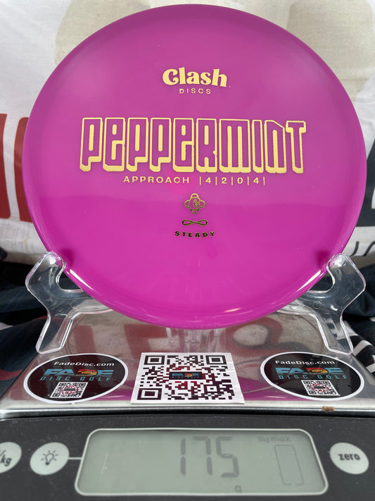 Clash Peppermint Steady 175g Purple w/ Gold Foil Midrange