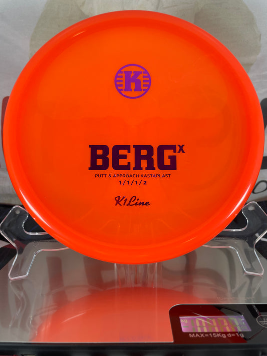 Kastaplast Berg X  K1 175g Orange w/ Purple Foil Putter