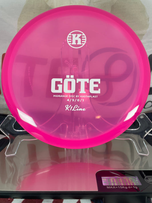 Kastaplast Gote K1 175g Pink w/ White Foil Midrange