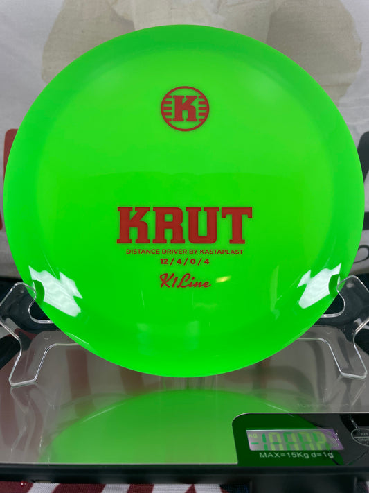 Kastaplast Krut K1 170g Green w/ Red Foil Distance Driver