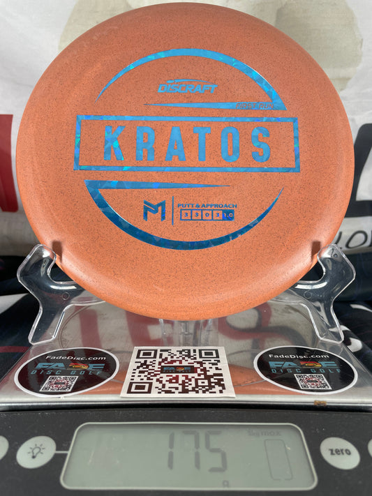 Discraft Kratos First Run Orange w/ Blue Shatter Foil 175g McBeth Putter