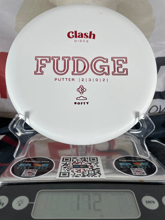 Clash Fudge Softy 172g White w/ Red Foil Putter