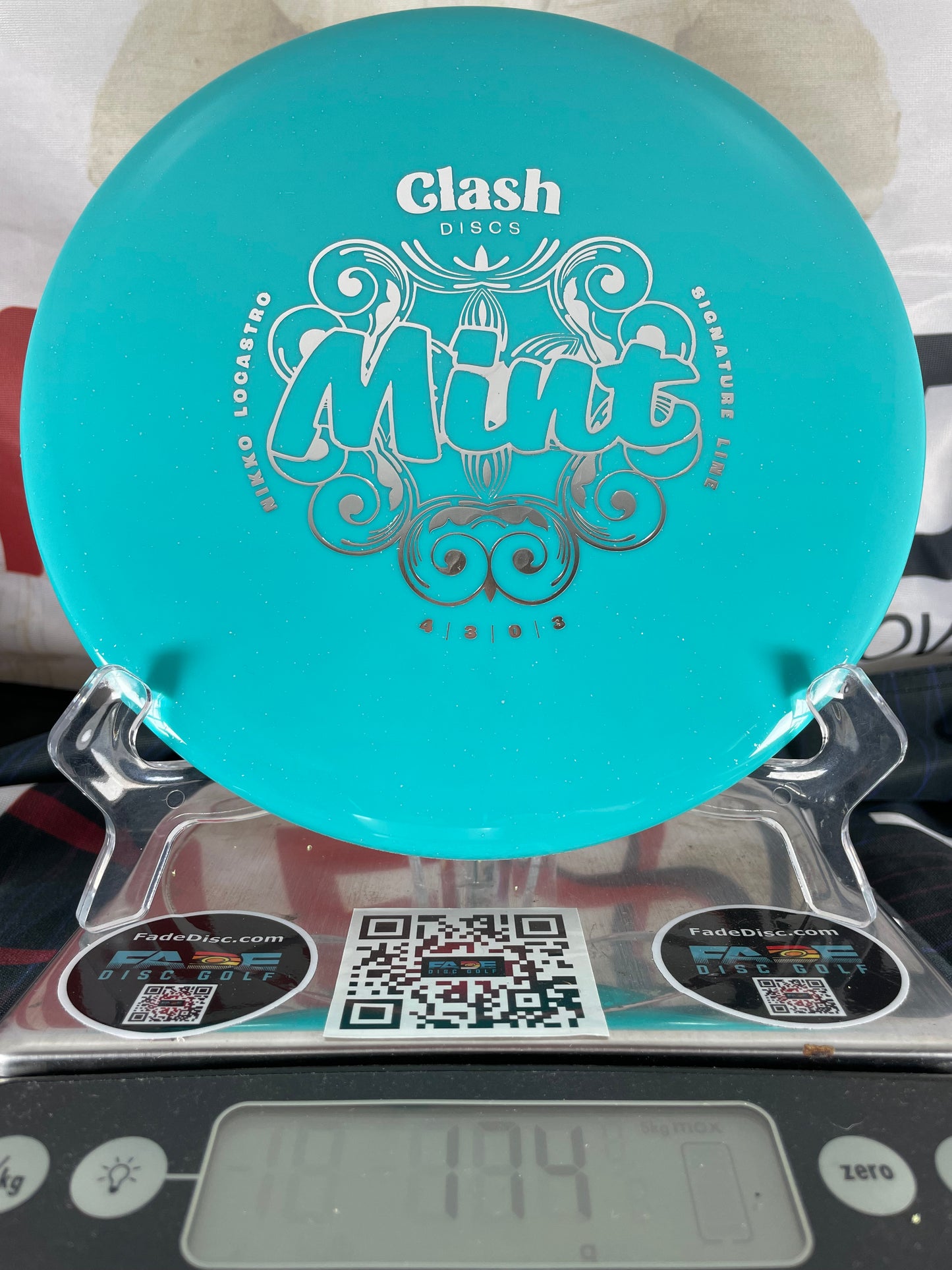 Clash Mint Steady 174g Teal w/ Silver Foil Locastro Signature Line Midrange