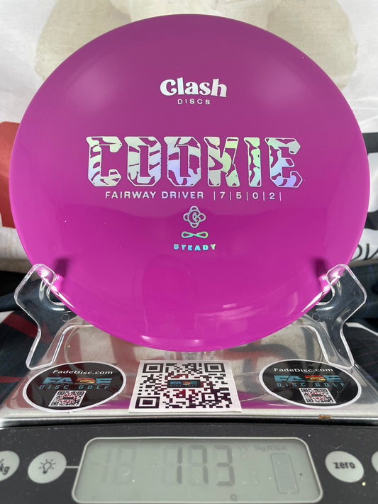 Clash Cookie Steady 173g Purple w/ Silver Foil Fairway Driver