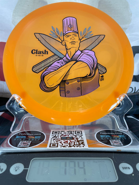 Clash Ginger Steady 174g Orange w/ Purple Chef Foil Fairway Driver