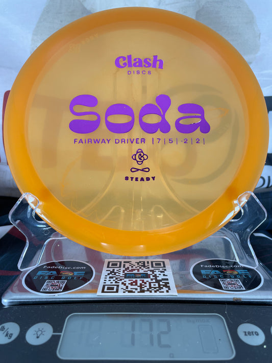 Clash Soda Steady 172g Orange w/ Purple Foil Fairway Driver