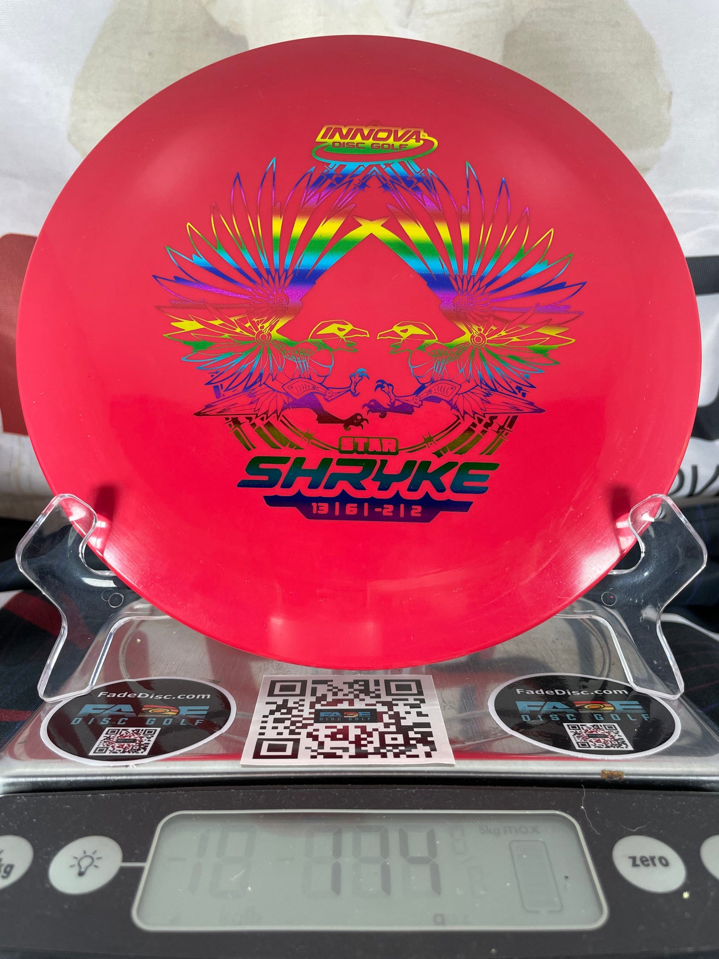 Innova Shryke Star 174g Red w/ Rainbow Foil Distance Driver