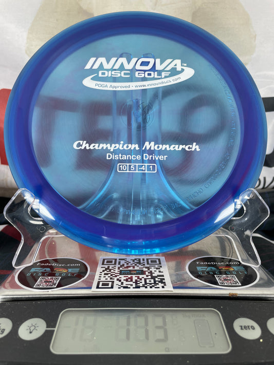 Innova Monarch Champion 173g Blue w/ White Foil Distance Driver