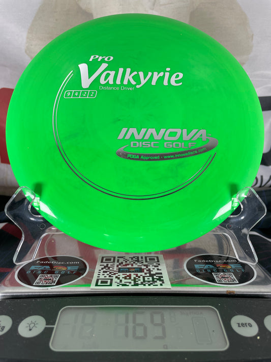 Innova Valkyrie Pro 169g Green w/ Silver Foil Distance Driver