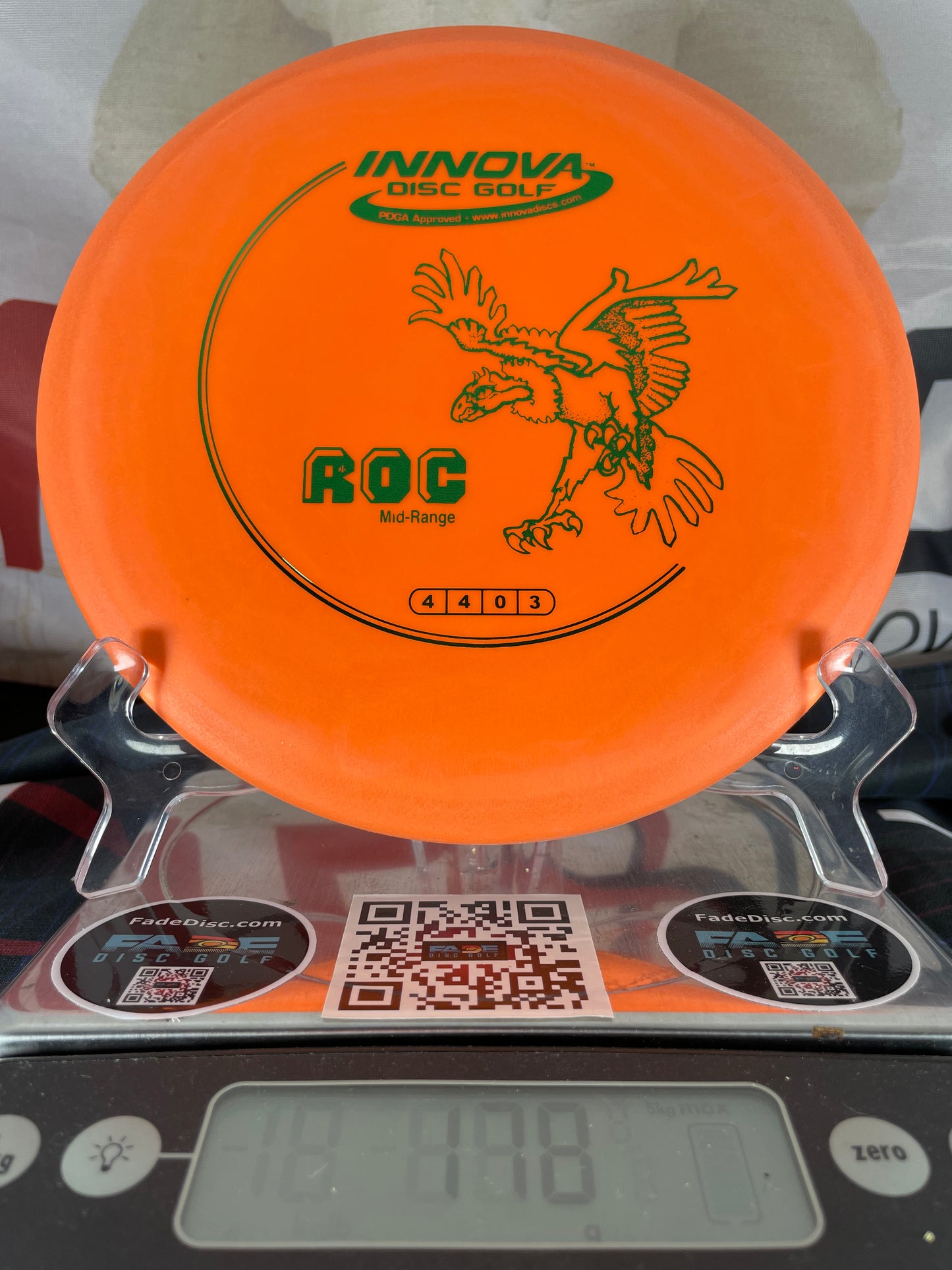 Innova Roc DX 178g Orange w/ Green Foil Midrange