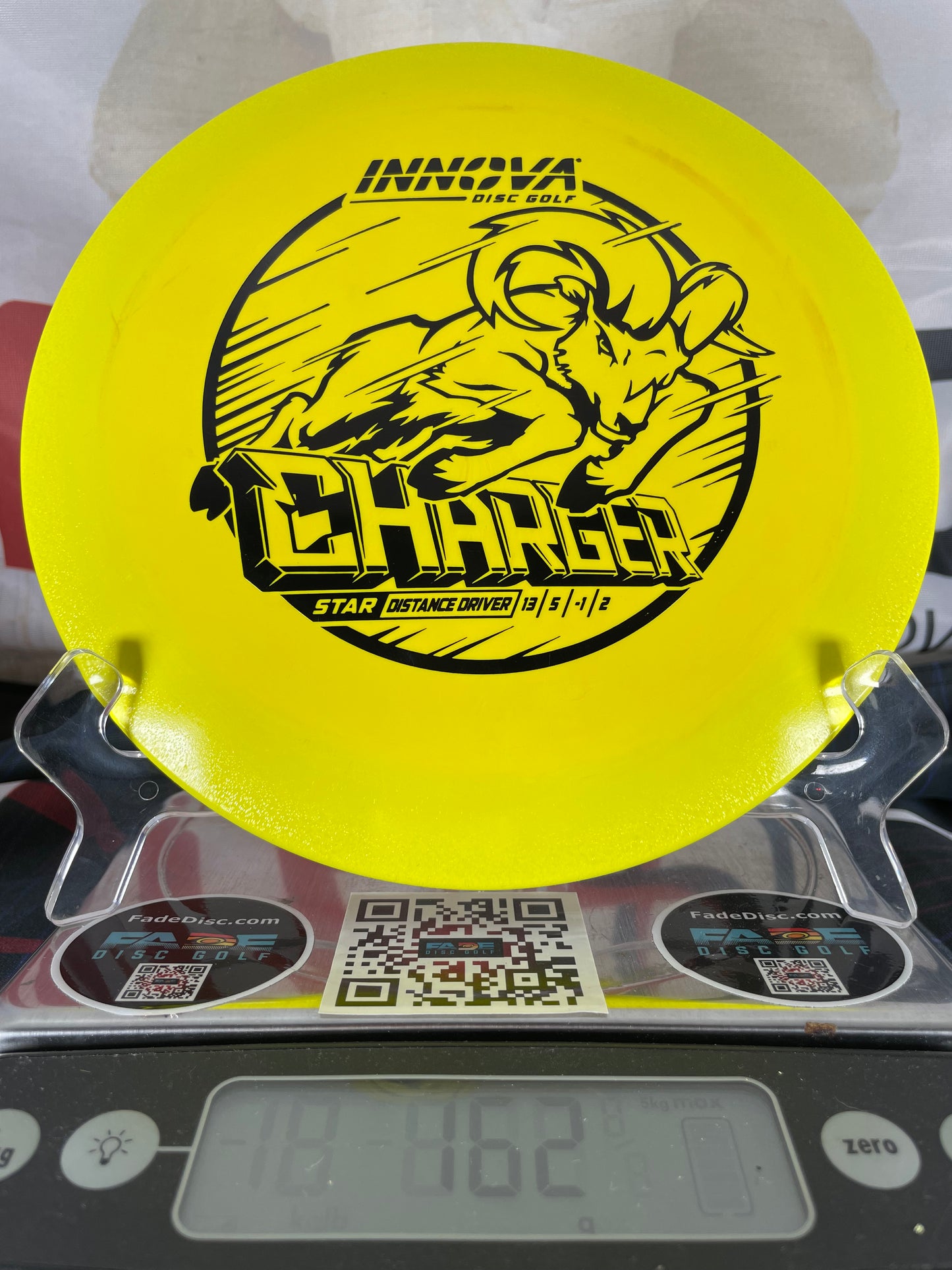Innova Charger Star 162g Yellow w/ Black Foil Distance Driver