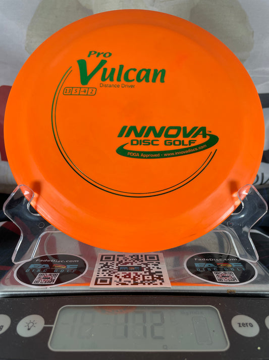 Innova Vulcan Pro 172g Orange w/ Green Foil Distance Driver