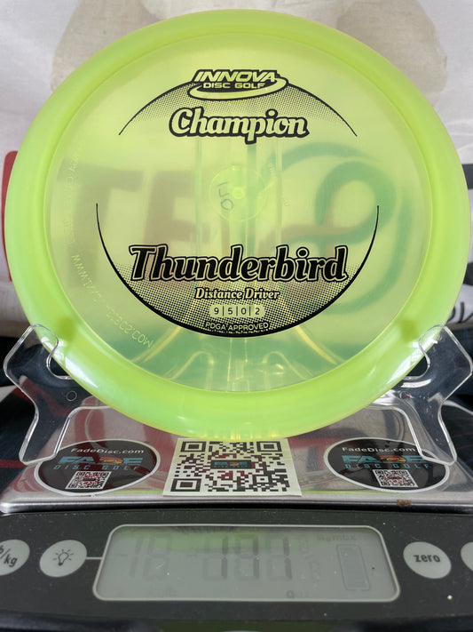 Innova Thunderbird Champion 171g Yellow w/ Black Foil Distance Driver