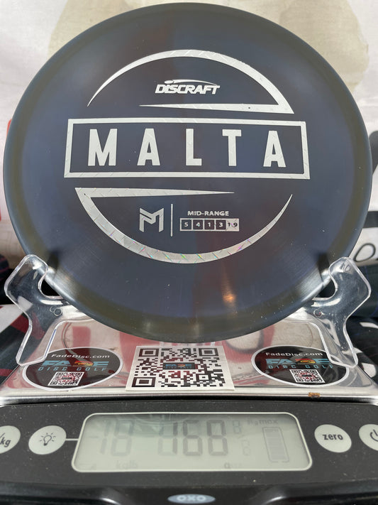 Discraft Malta McBeth Line 168g Black w/ Silver Foil Midrange