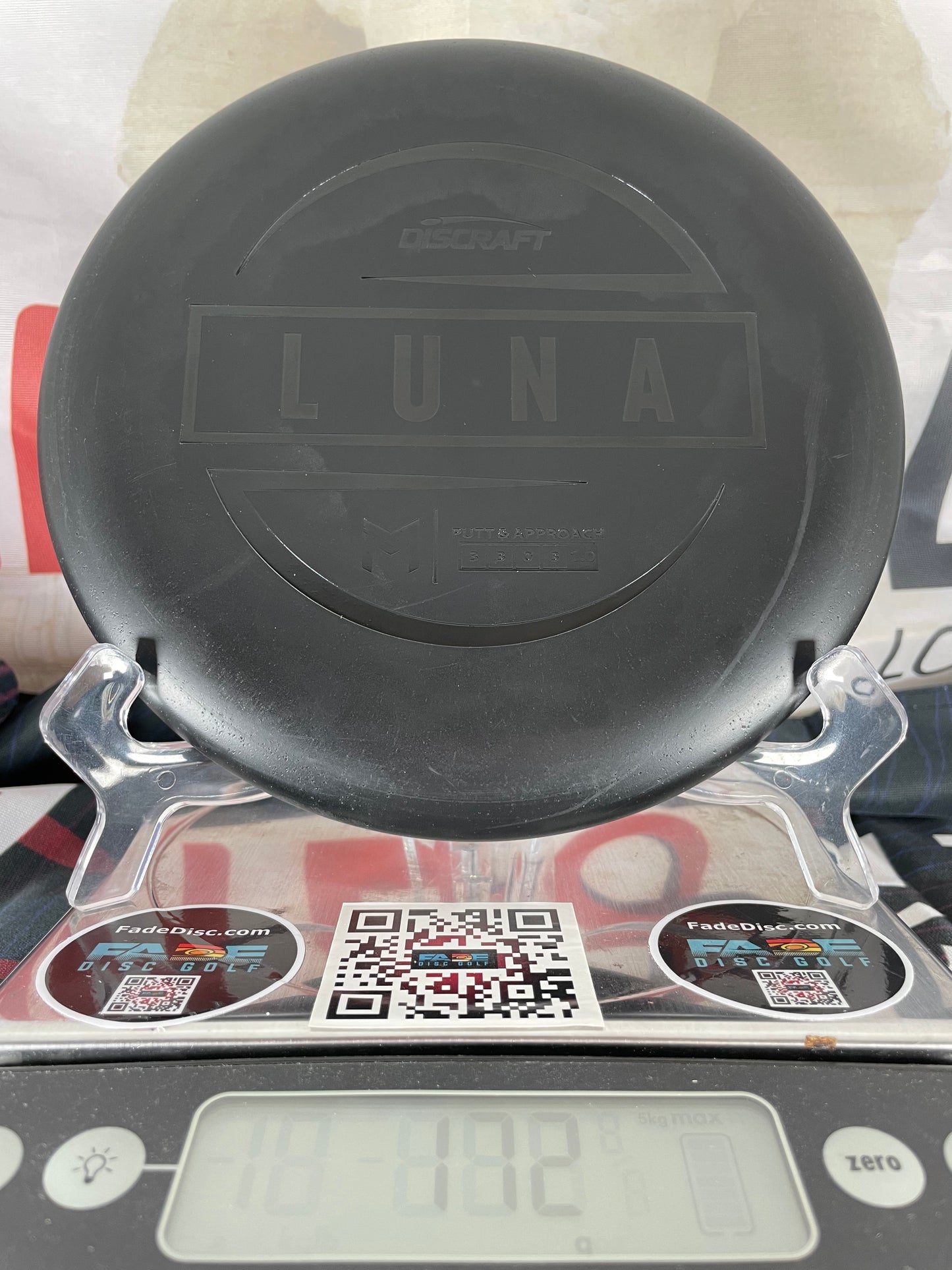 Discraft Luna McBeth Line 172g Black on Black Foil Putter