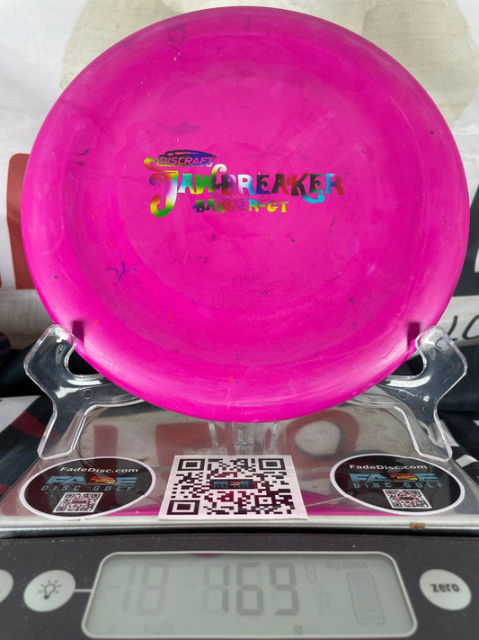 Discraft Soft Banger GT Jawbreaker 169g Pink w/ Rainbow Foil Putter