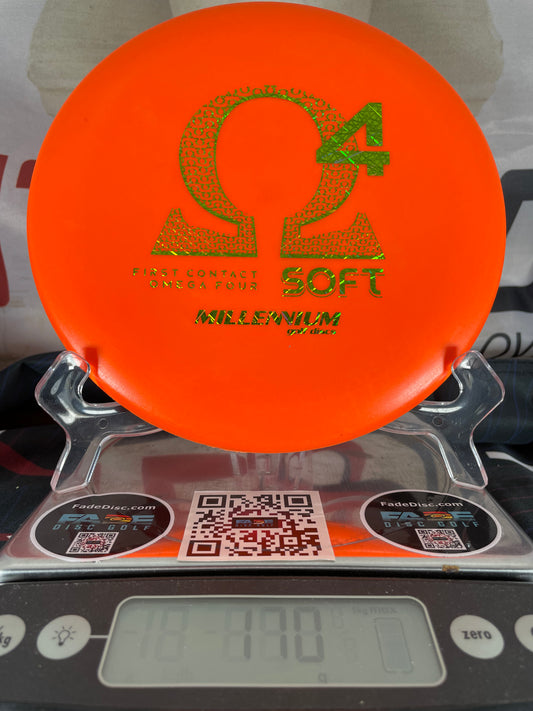 Millennium Omega 4 Soft 170g Orange w/ Green Foil Putter