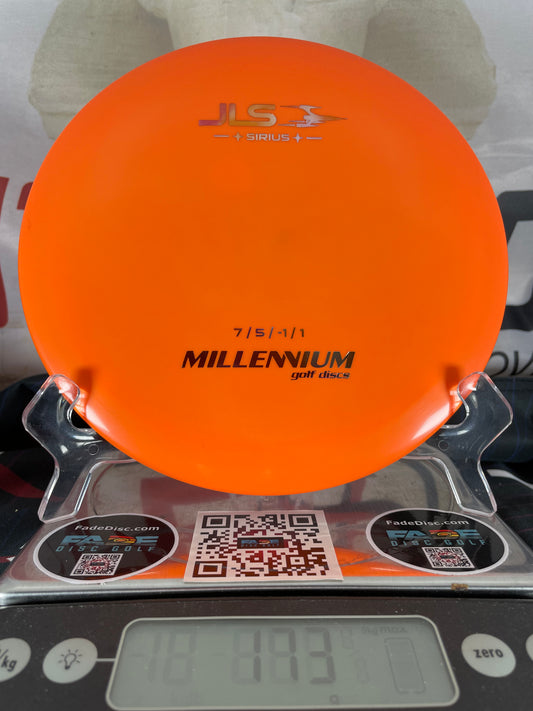 Millennium JLS Sirius 173g Orange w/ Silver-Red Foil Fairway Driver