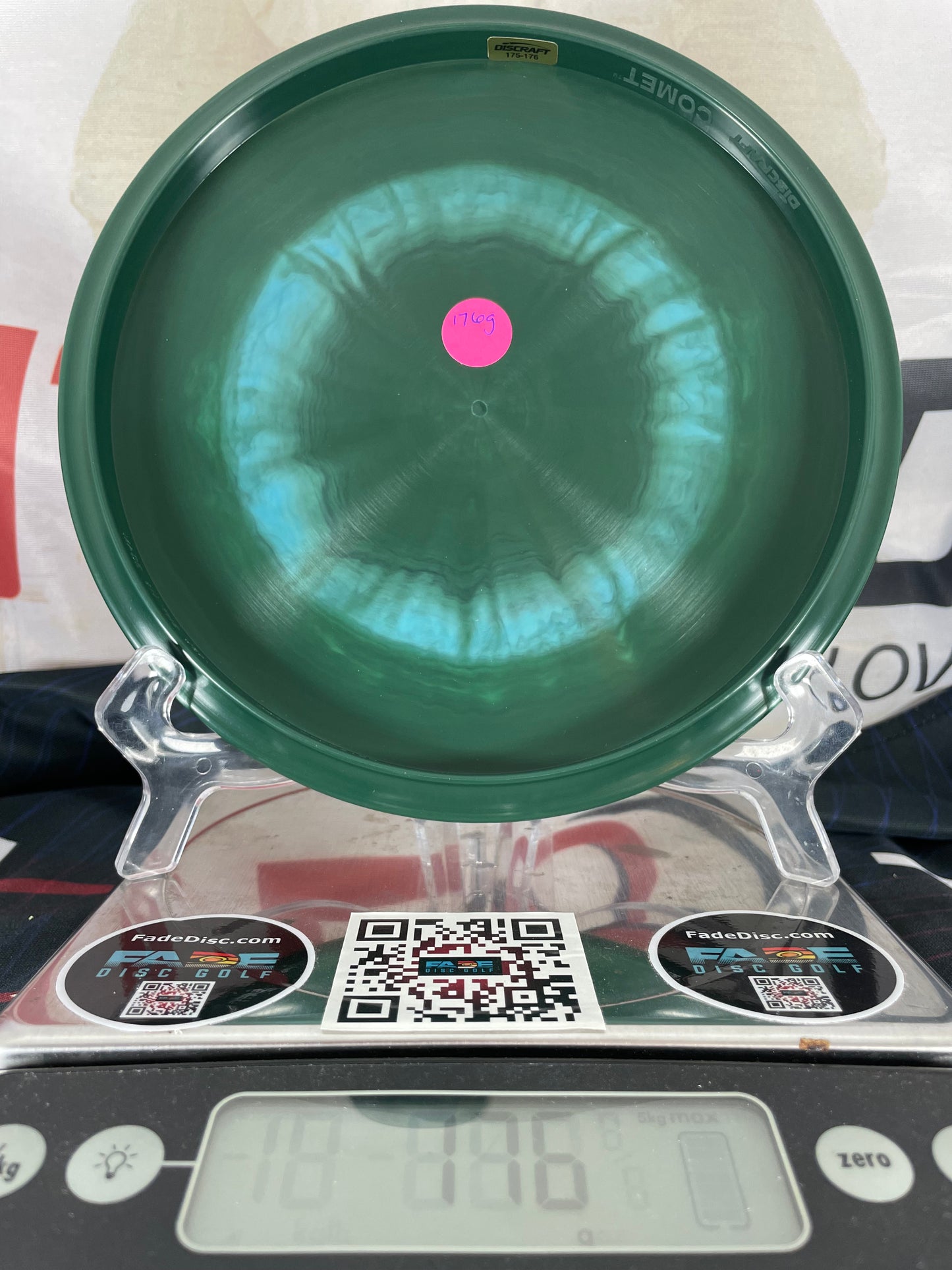 Discraft Comet ESP Green w/ Purple Foil 176g Midrange