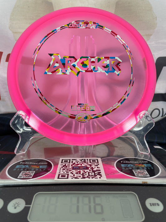 Discraft Archer Z Line 176g Pink w/ Wonderbread Foil Fairway Driver