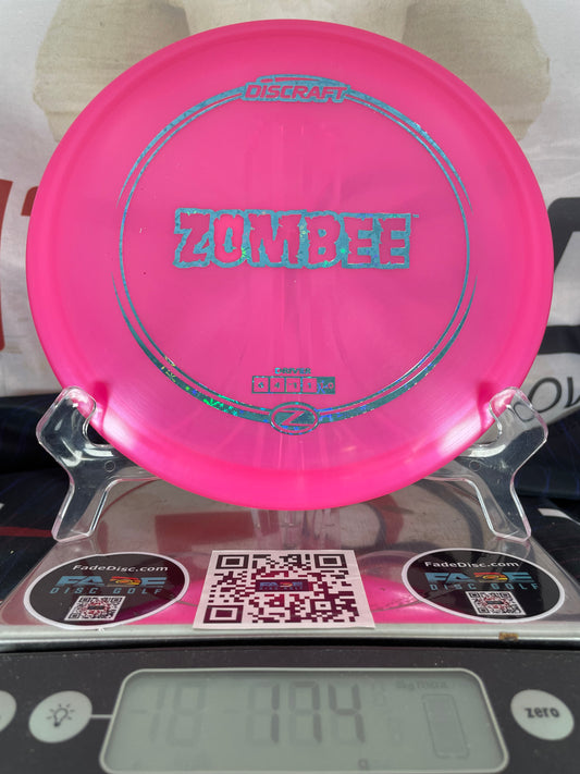 Discraft Zombee Z Line 174g Pink w/ Blue Snowflake Foil Fairway Driver