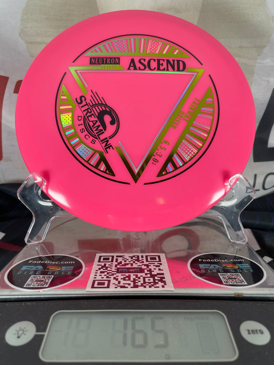 Streamline Ascend Neutron 165g Pink w/ Gold Foil Fairway Driver