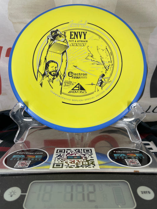Axiom Envy Electron Firm 172g Yellow w/ Blue Rim Conrad Commemorative Edition Putter