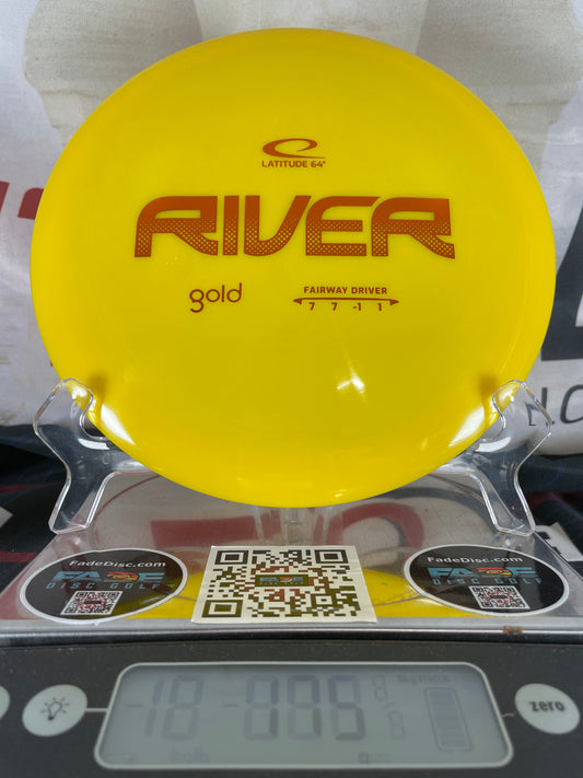 Latitude 64 River Gold 175g Yellow w/ Orange Foil Fairway Driver