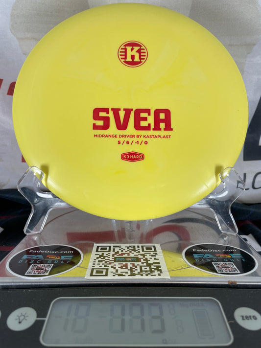 Kastaplast Svea K3 Hard 173g Yellow w/ Red Foil Midrange